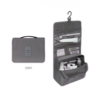 AURMANS Voyage hanging travel wash bag in Grey